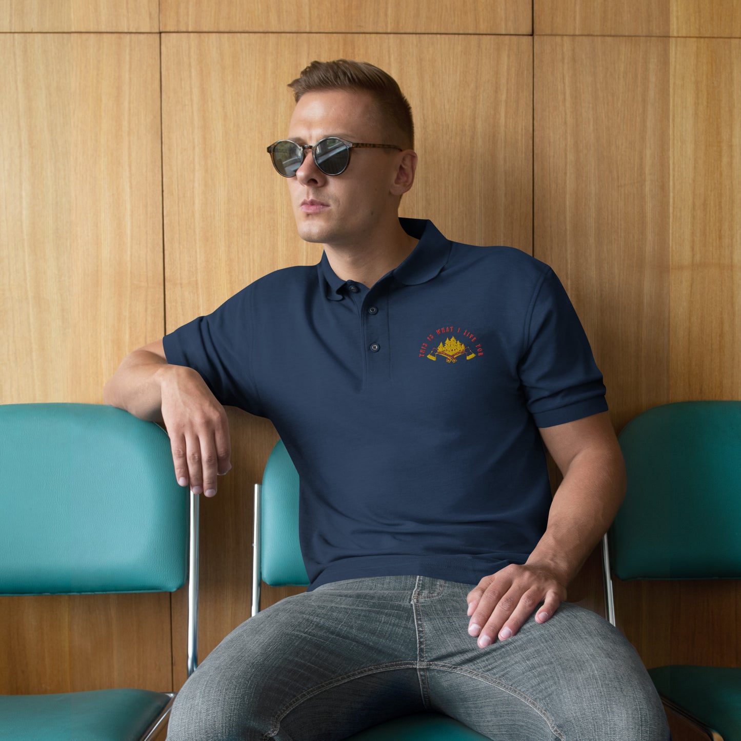 This is What I Live For Men's Premium Polo