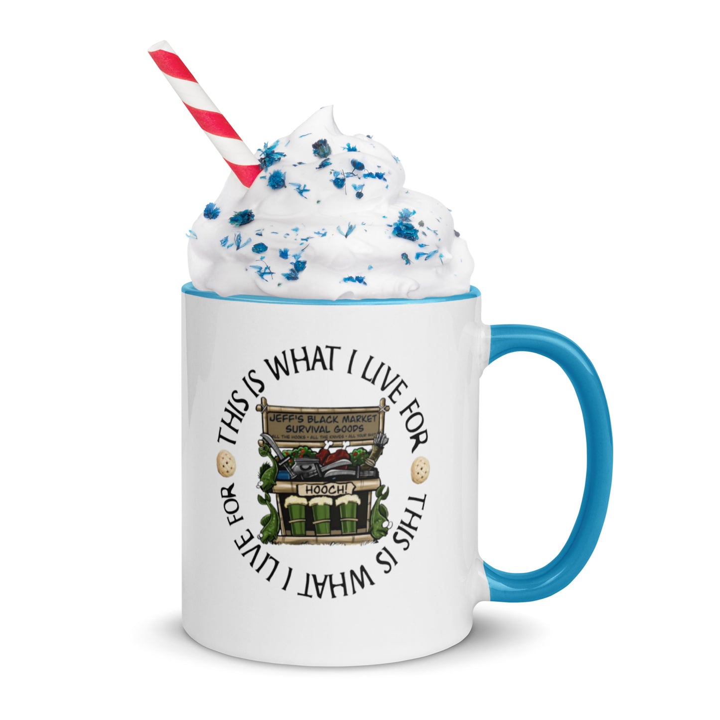 This is What I Live For Mug with Color Inside