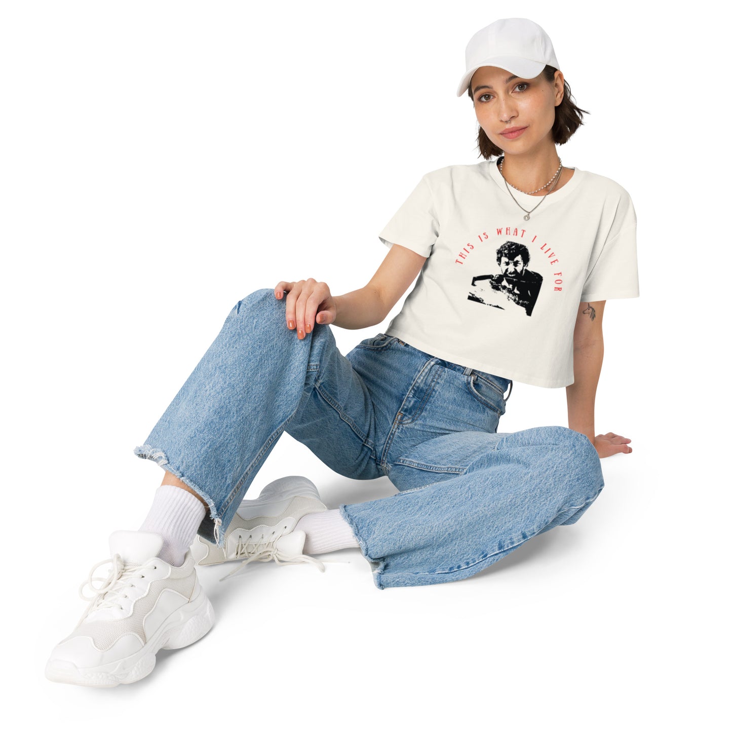 This is what I live for Women’s crop top