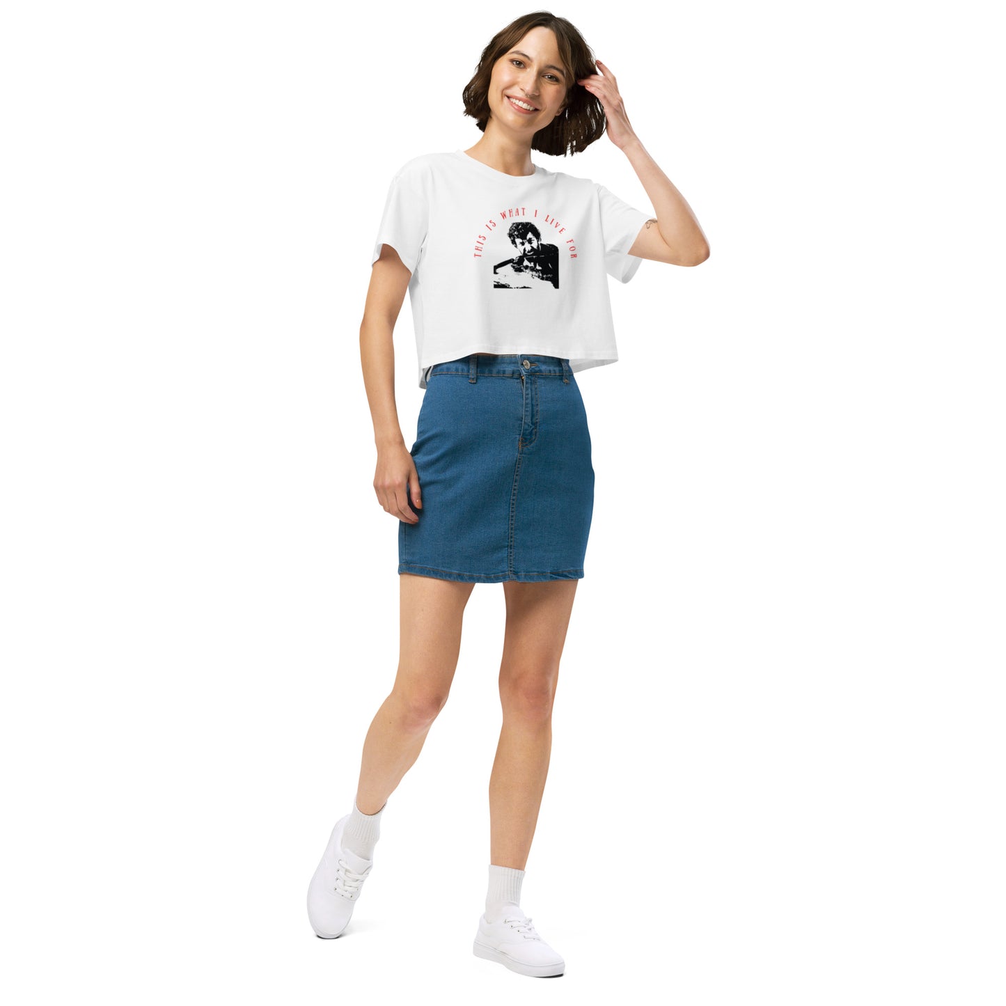 This is what I live for Women’s crop top