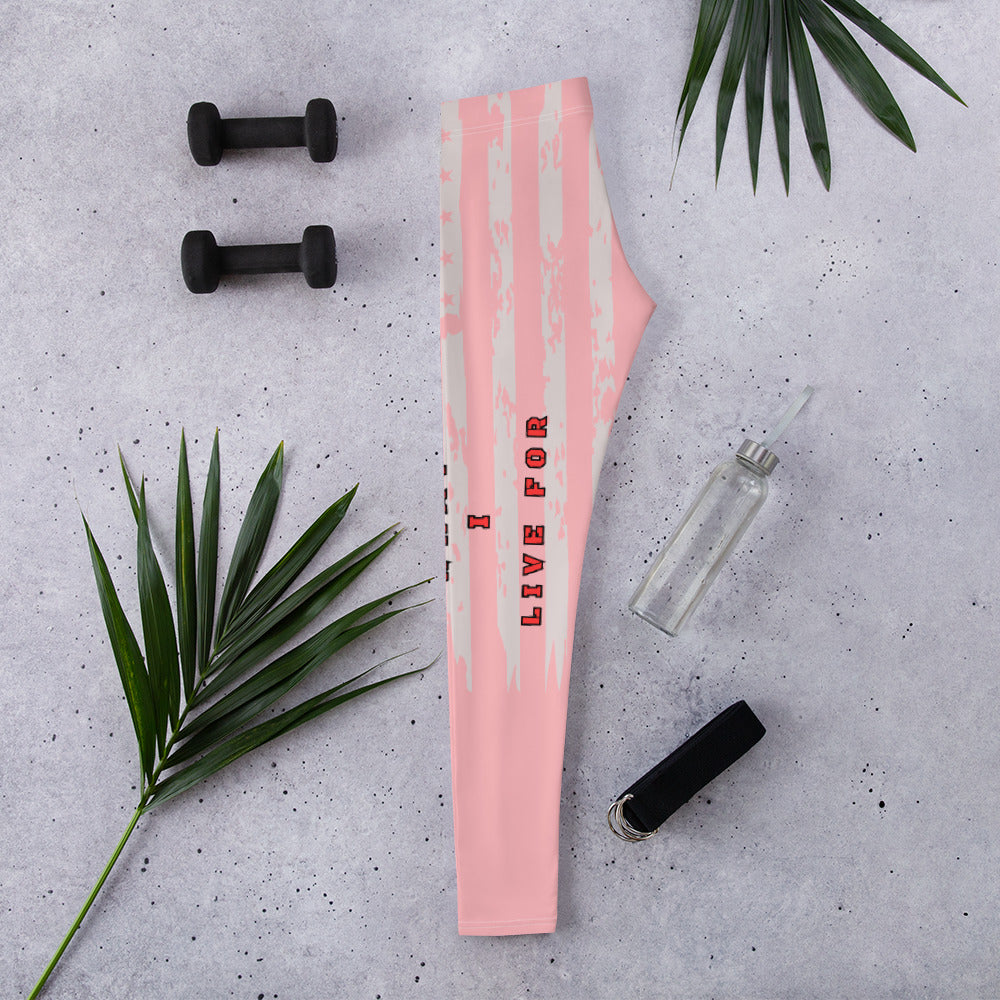 This is What I Live For Leggings (pink)