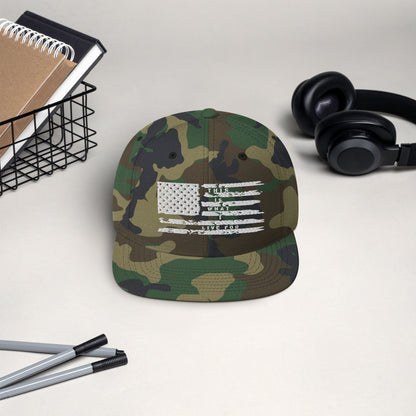 This is What I Live for Snapback Hat (Flag)