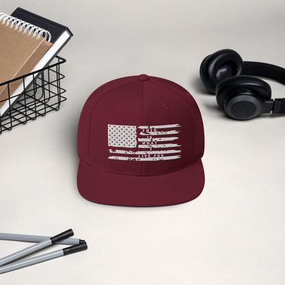 This is What I Live for Snapback Hat (Flag)