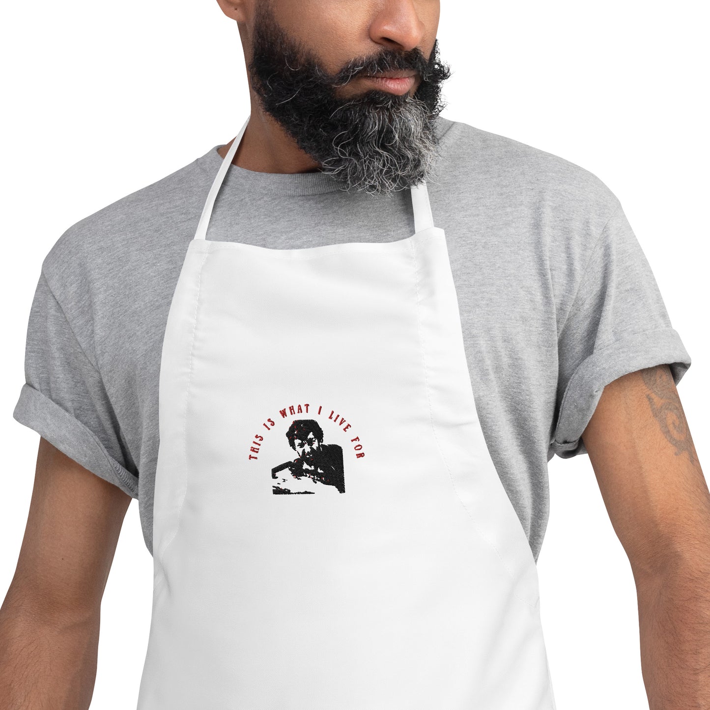 This is what I live for Embroidered Apron
