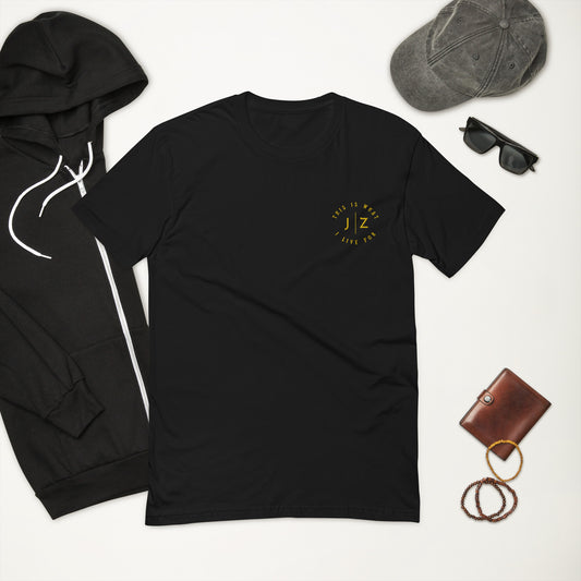 This is What I Live For Short Sleeve Unisex T-shirt (circle logo)