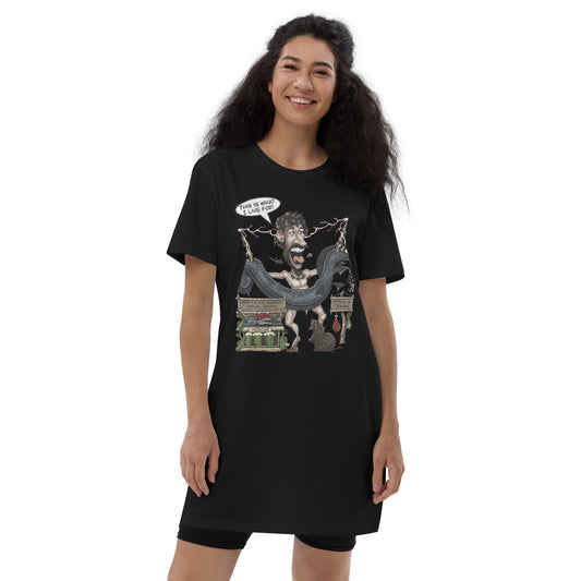 This is What I Live For cotton t-shirt dress