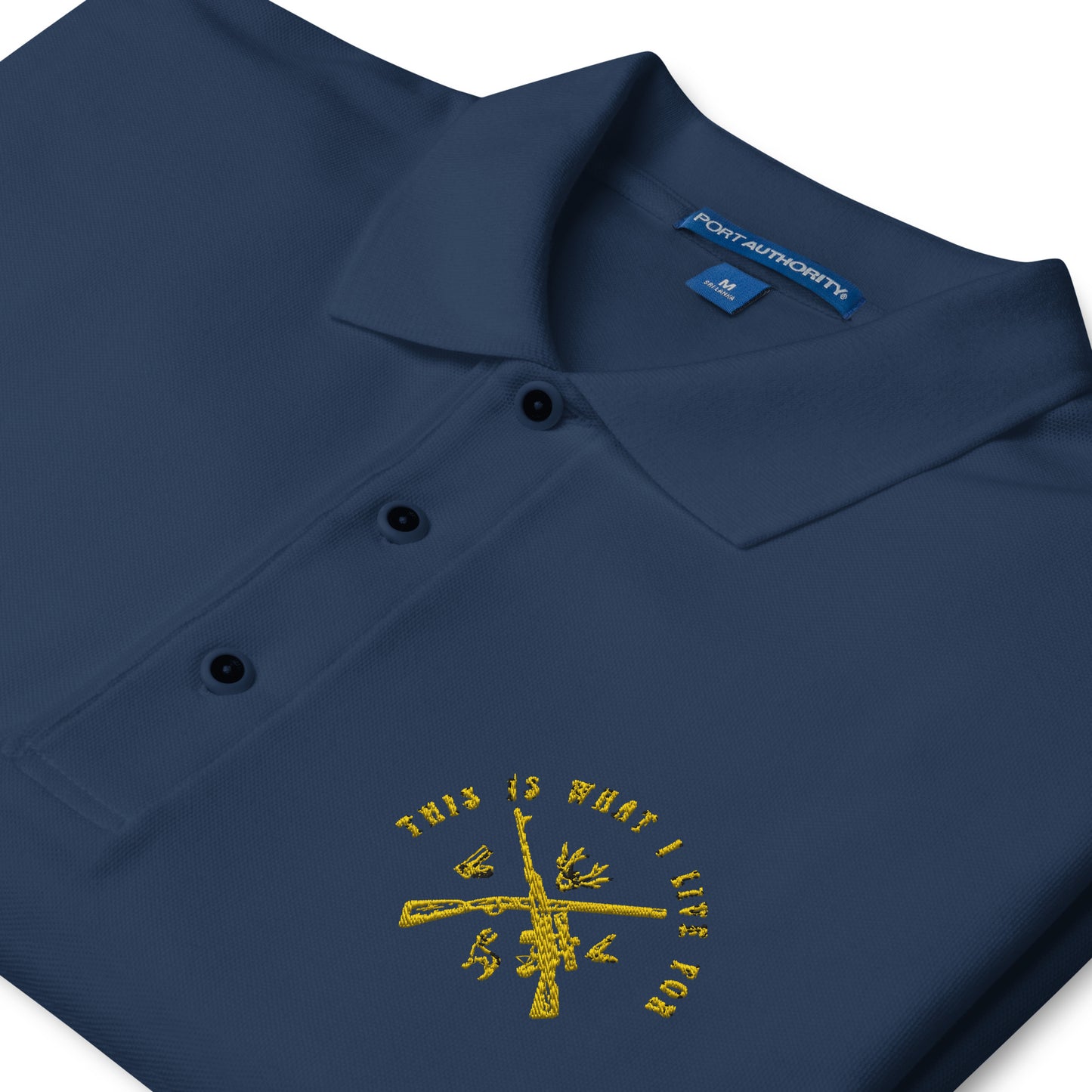 This is What I Live For Men's Premium Polo (Hunt 2)