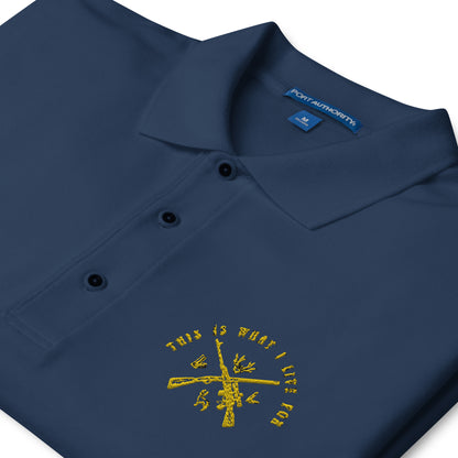 This is What I Live For Men's Premium Polo (Hunt 2)