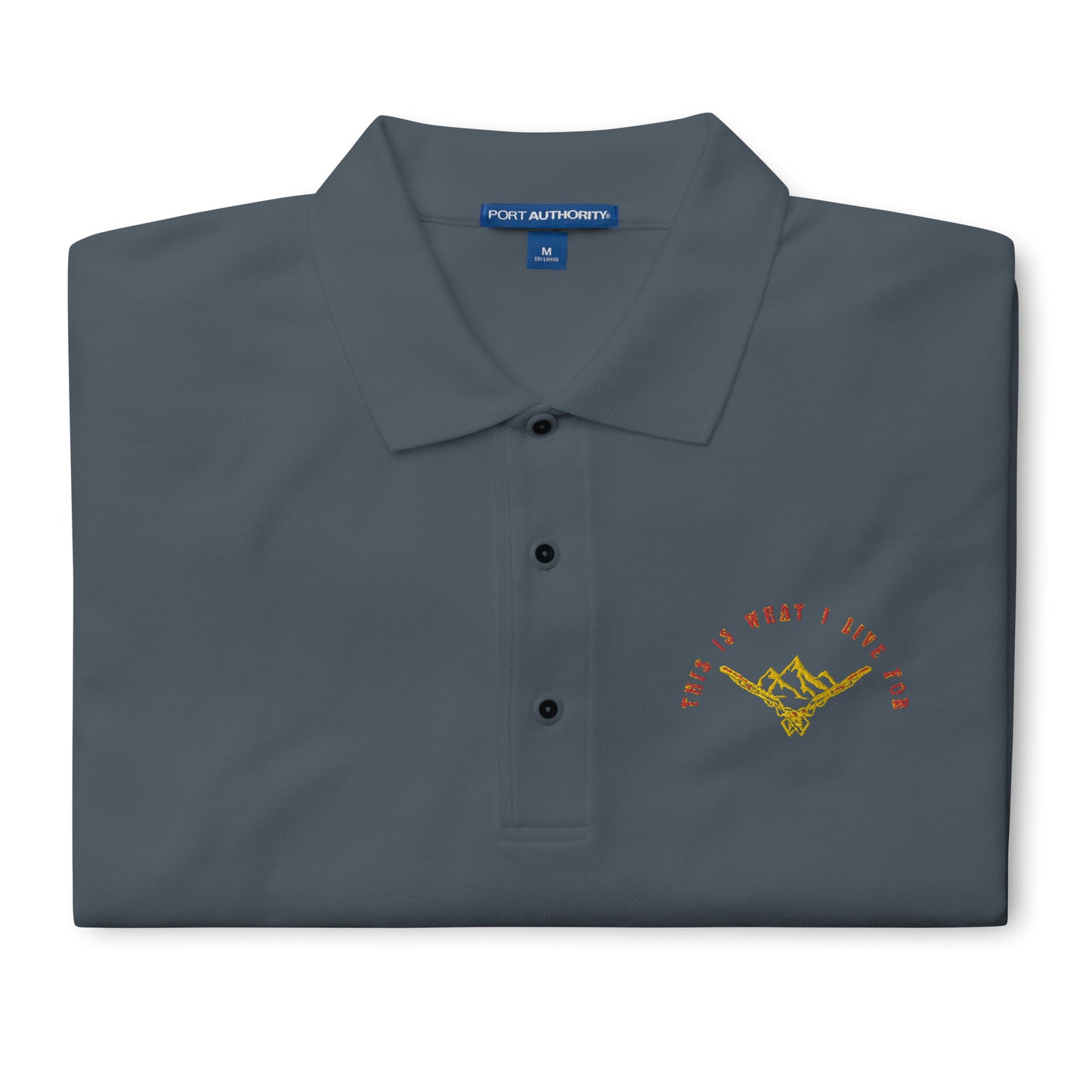 This is What I Live For Men's Premium Polo (Mount)