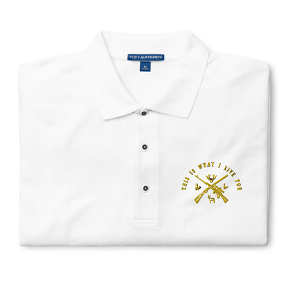 This is What I Live For Men's Premium Polo (Hunt 2)