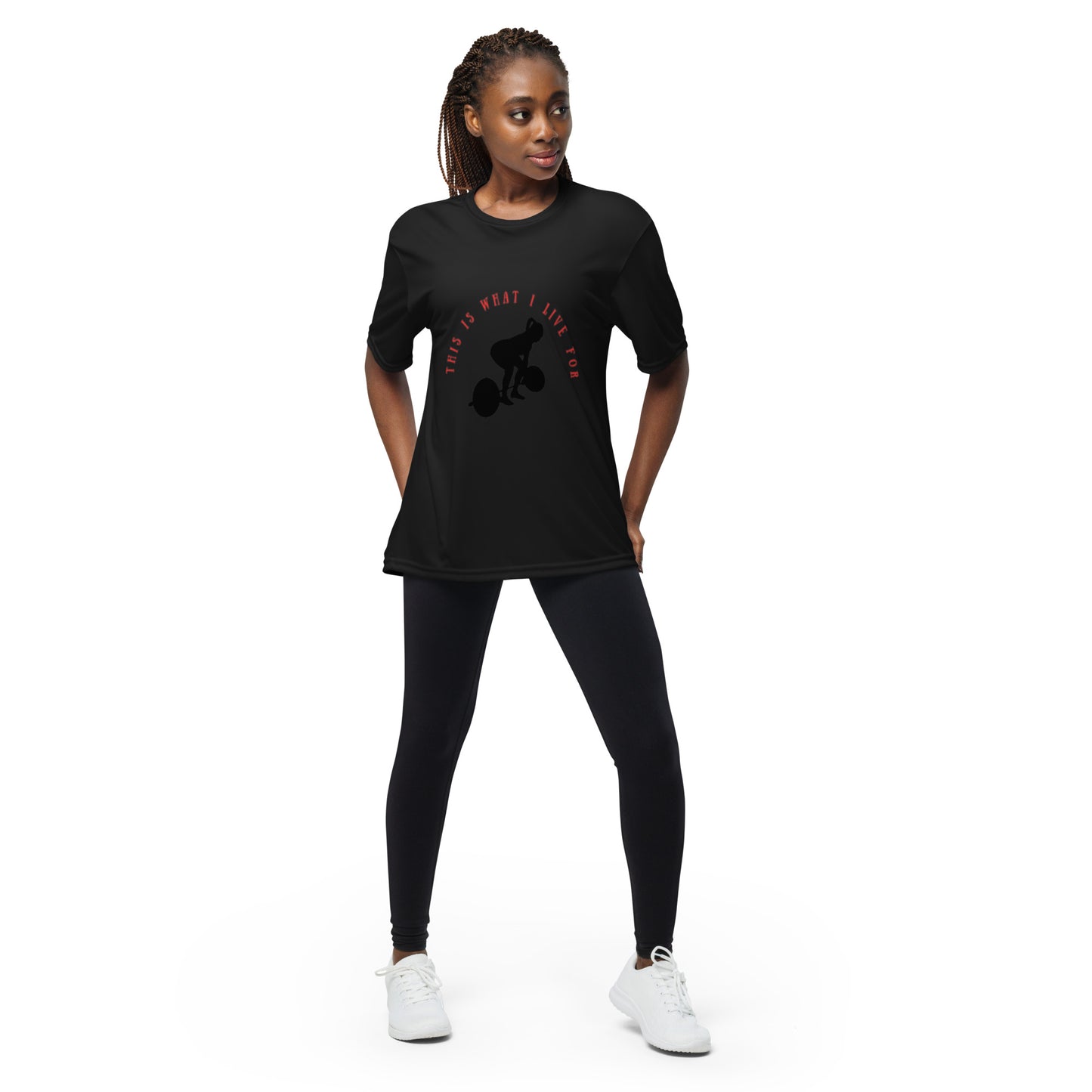 This is What I Live For performance crew neck t-shirt (Lift)