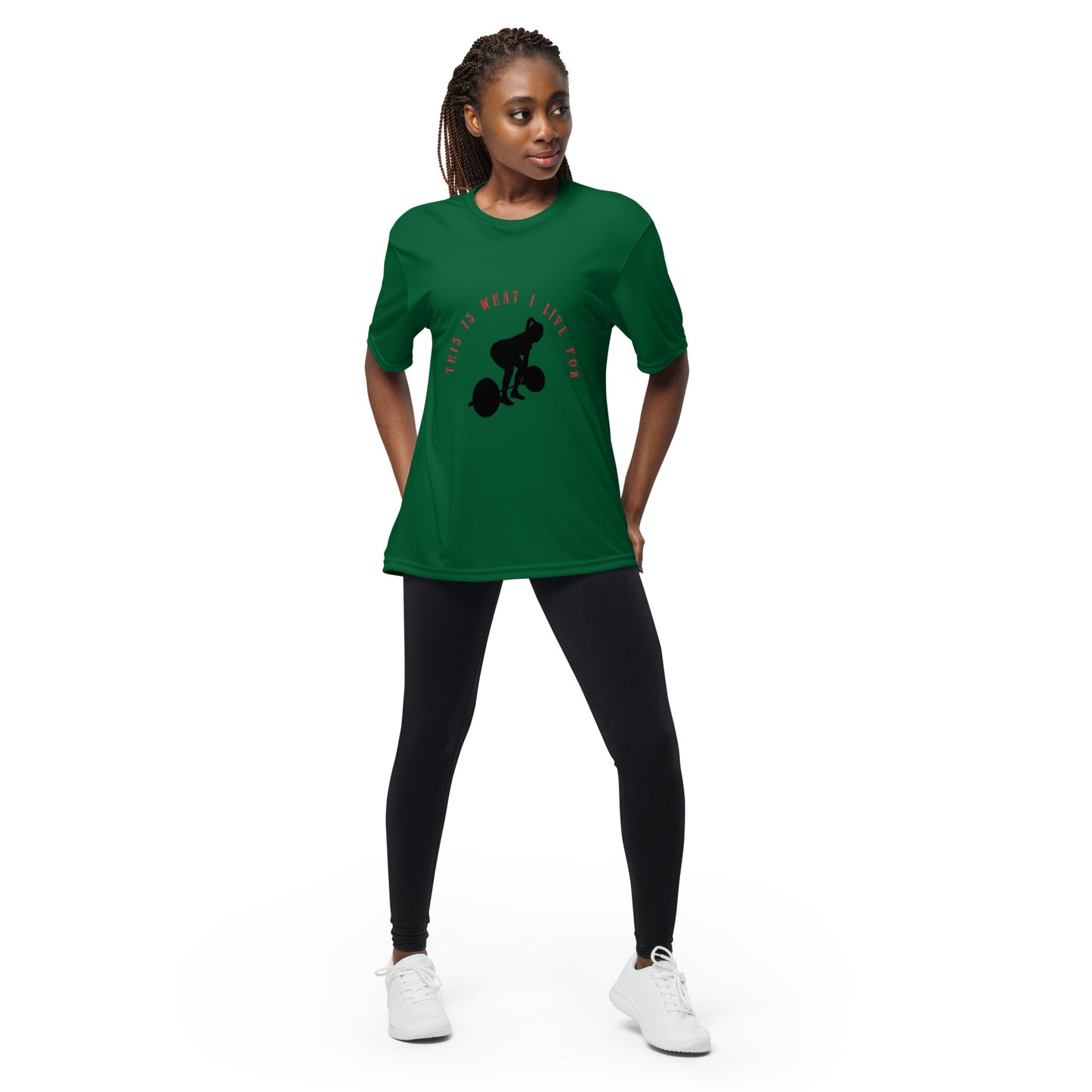 This is What I Live For performance crew neck t-shirt (Lift)