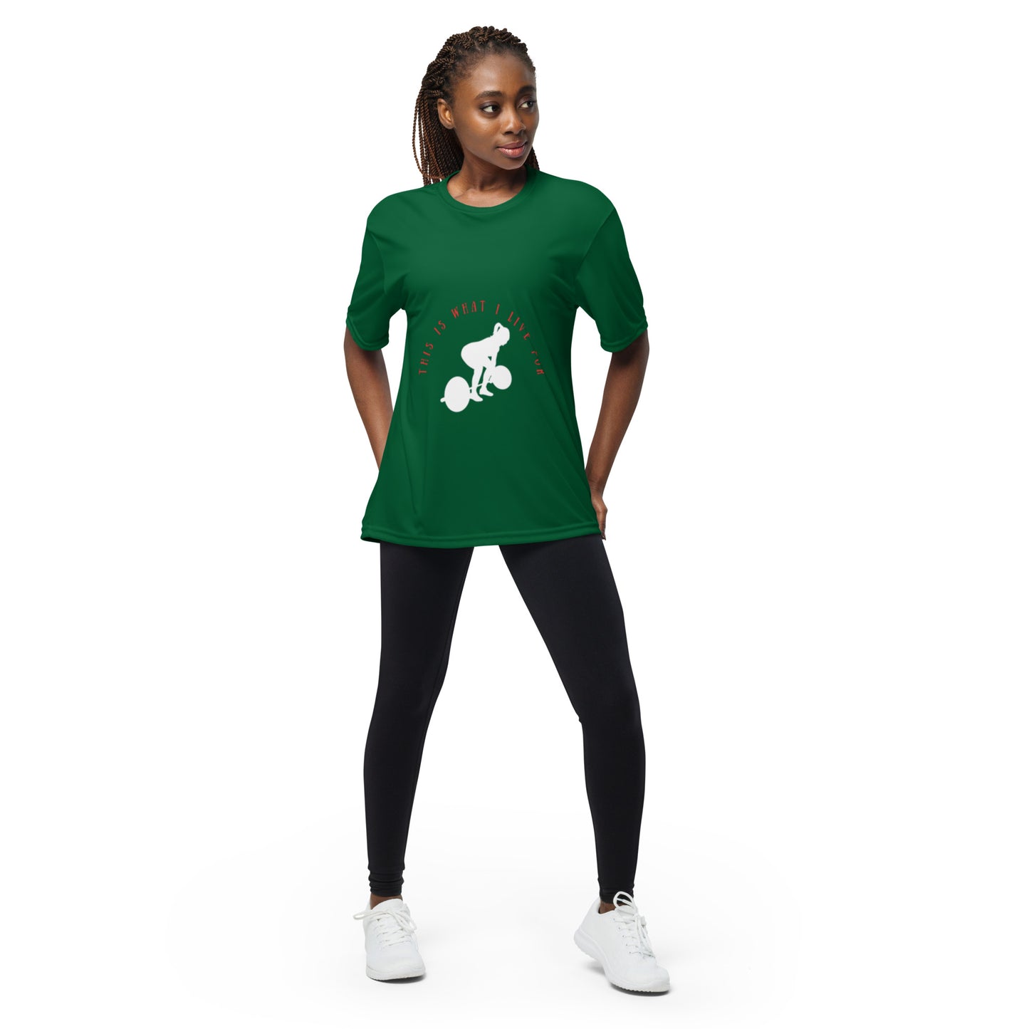 This is What I Live For performance crew neck t-shirt