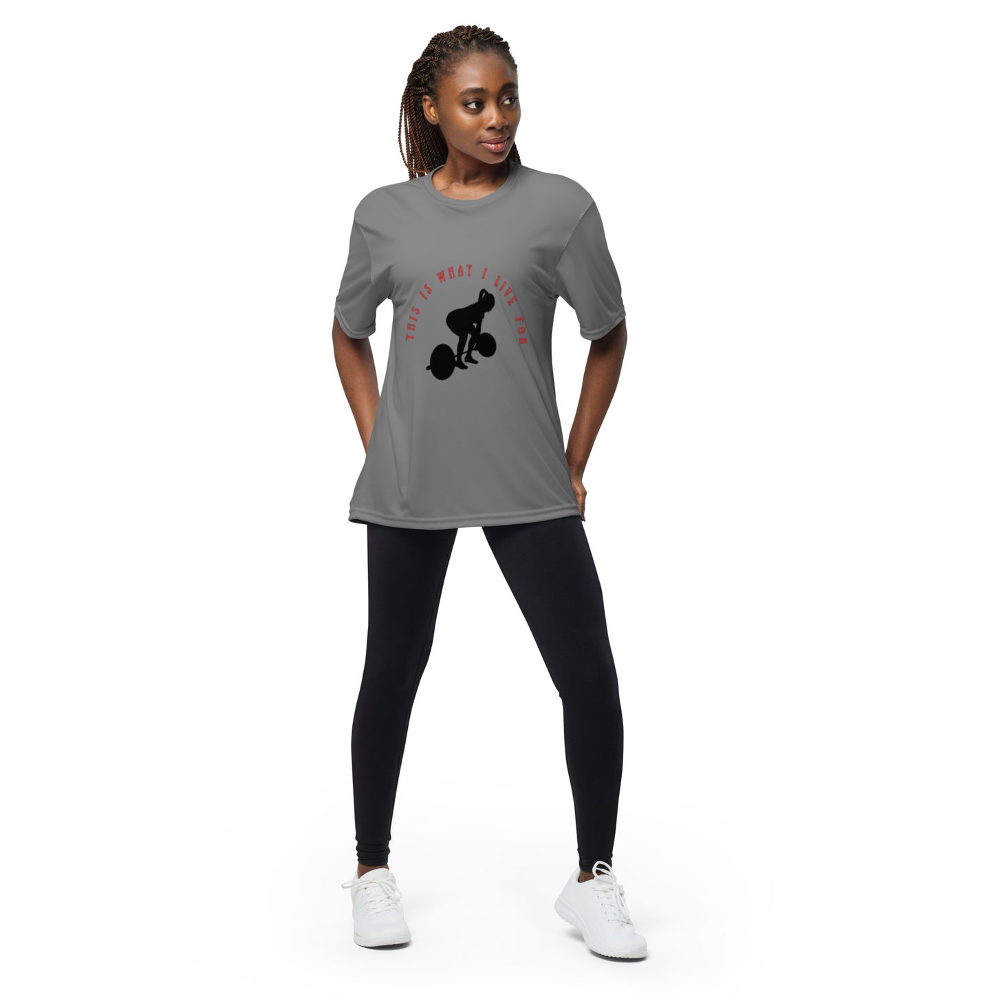 This is What I Live For performance crew neck t-shirt (Lift)