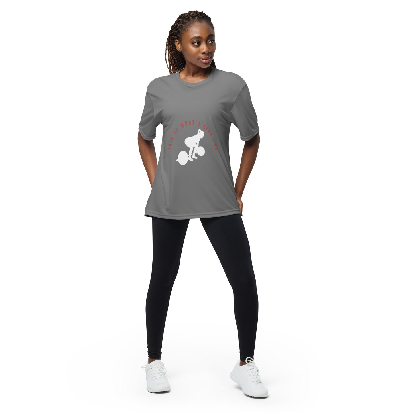 This is What I Live For performance crew neck t-shirt