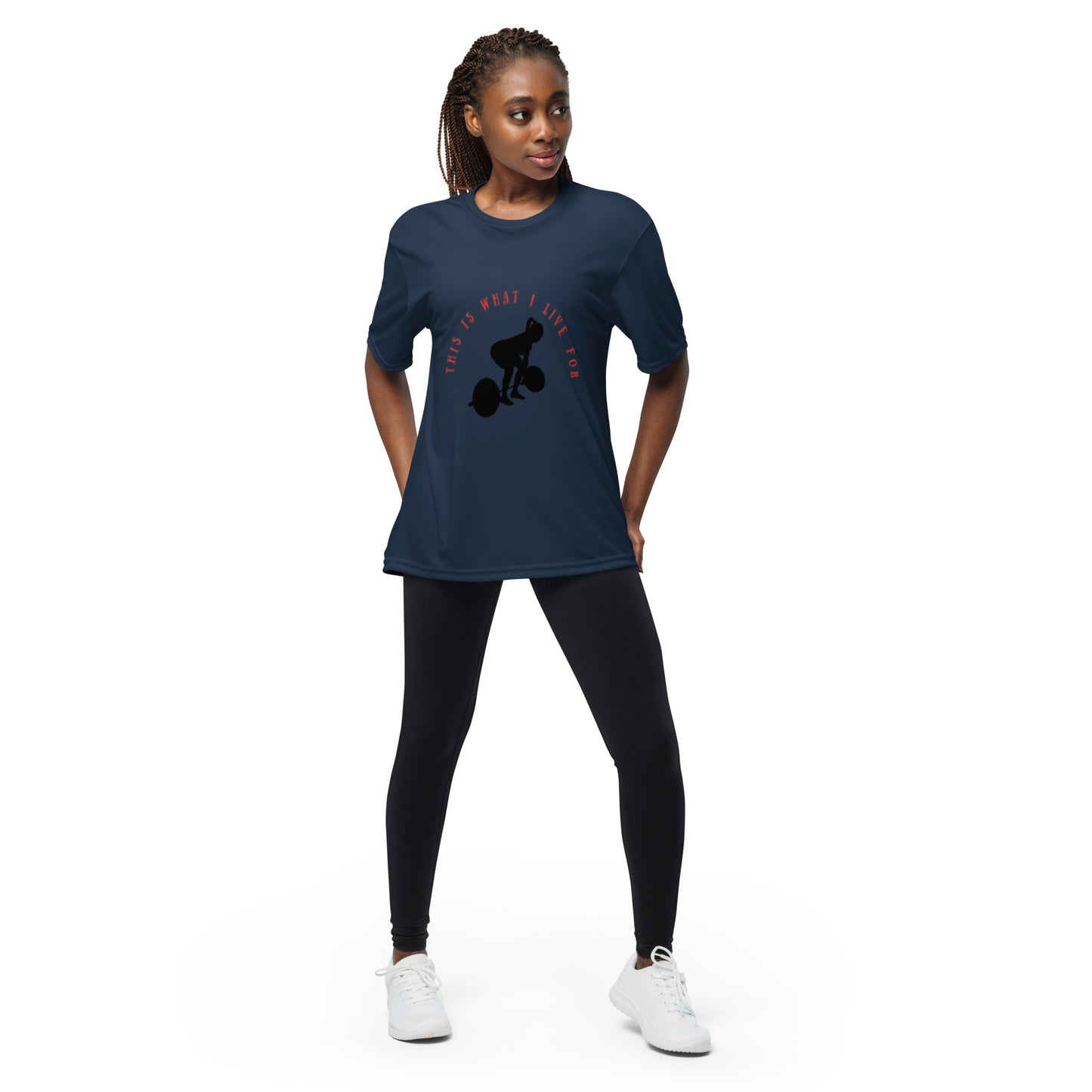 This is What I Live For performance crew neck t-shirt (Lift)