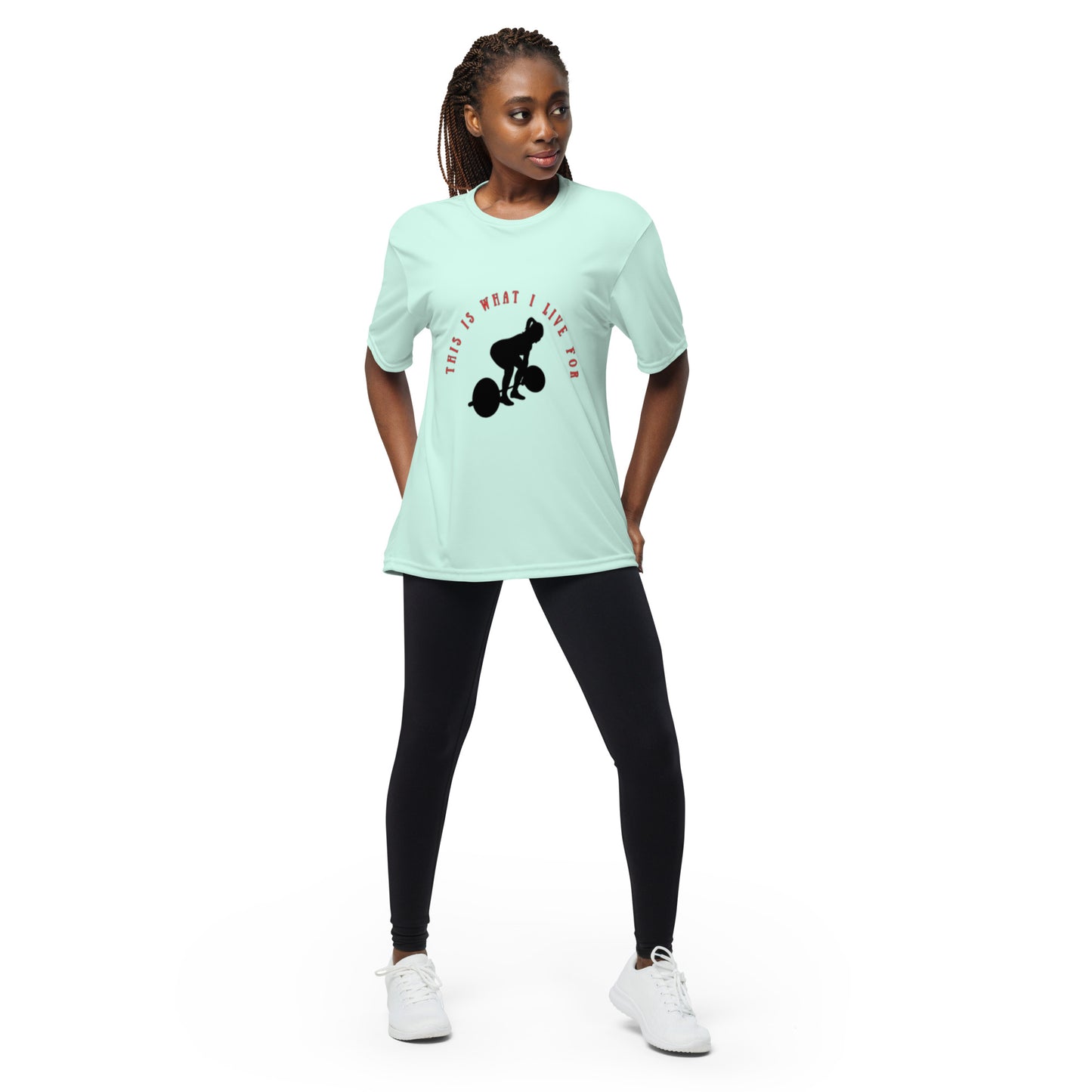 This is What I Live For performance crew neck t-shirt (Lift)