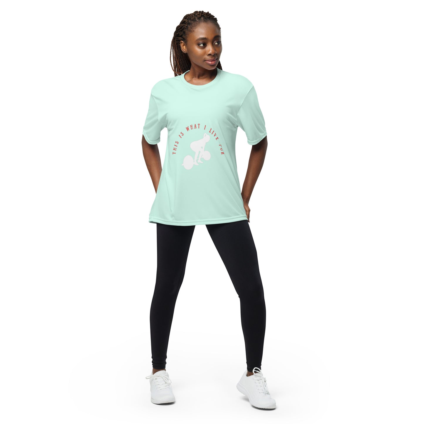 This is What I Live For performance crew neck t-shirt