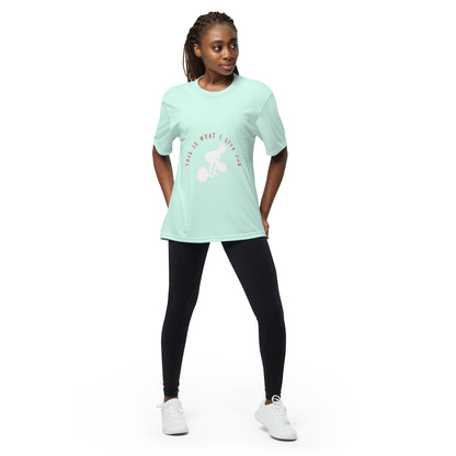 This is What I Live For performance crew neck t-shirt