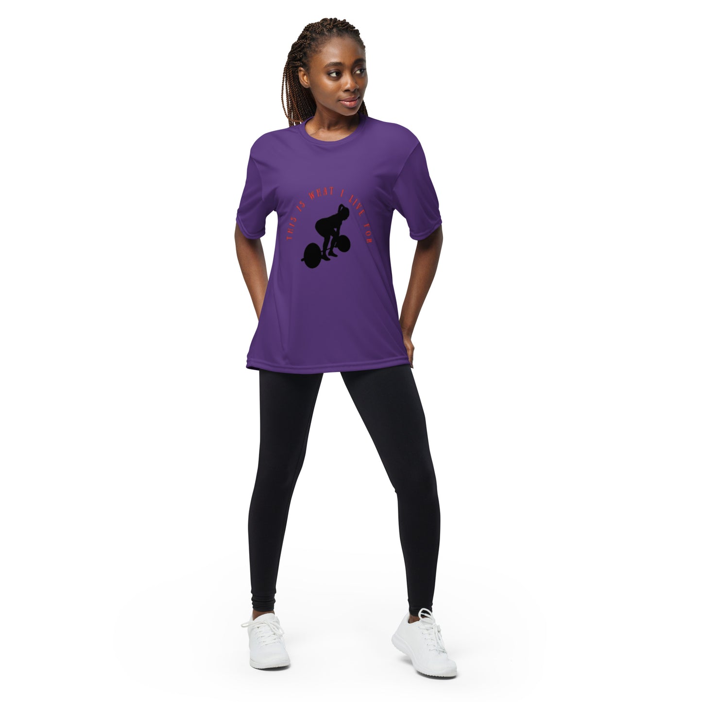 This is What I Live For performance crew neck t-shirt (Lift)