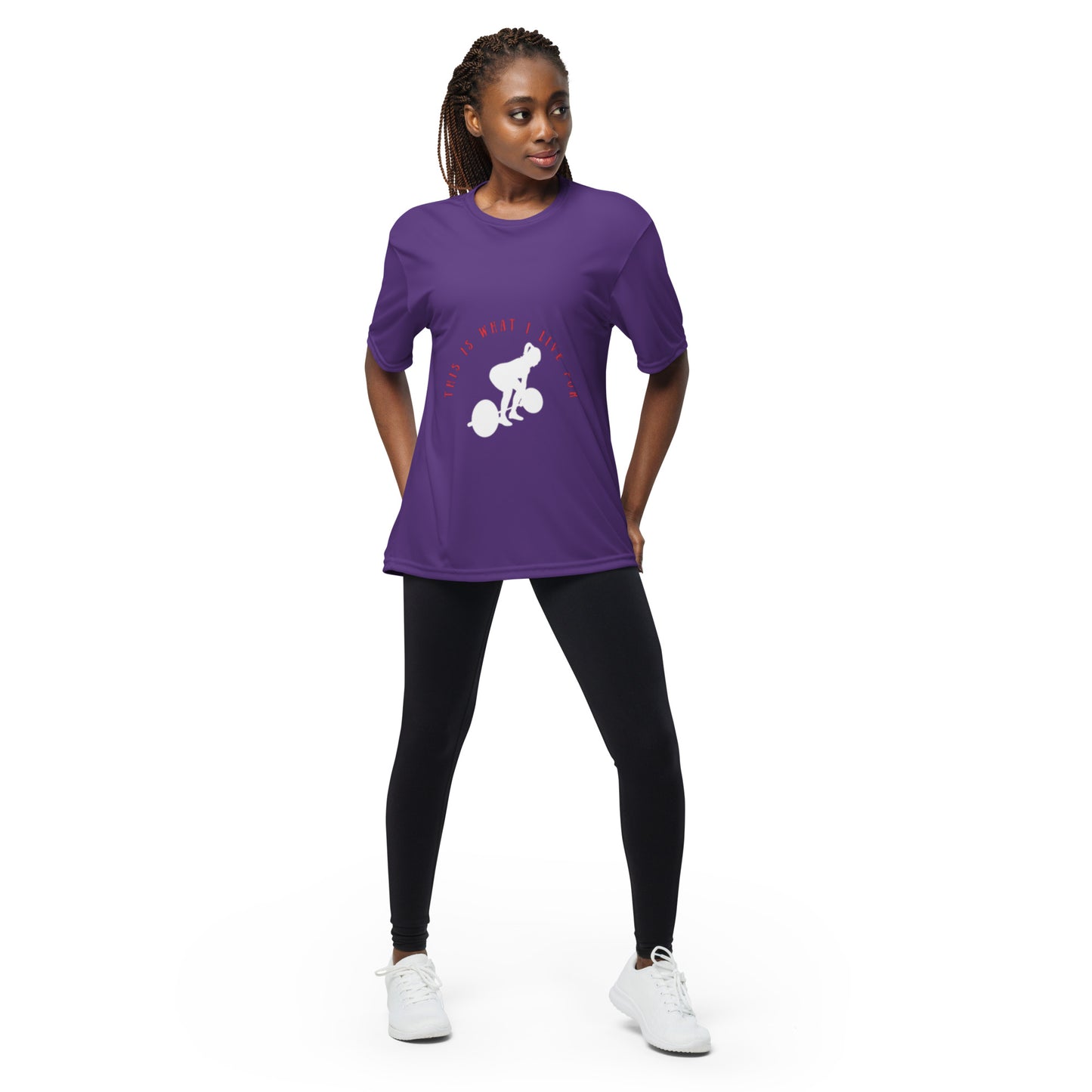 This is What I Live For performance crew neck t-shirt