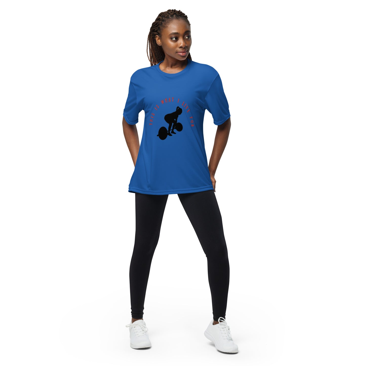 This is What I Live For performance crew neck t-shirt (Lift)