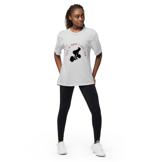 This is What I Live For performance crew neck t-shirt (Lift)