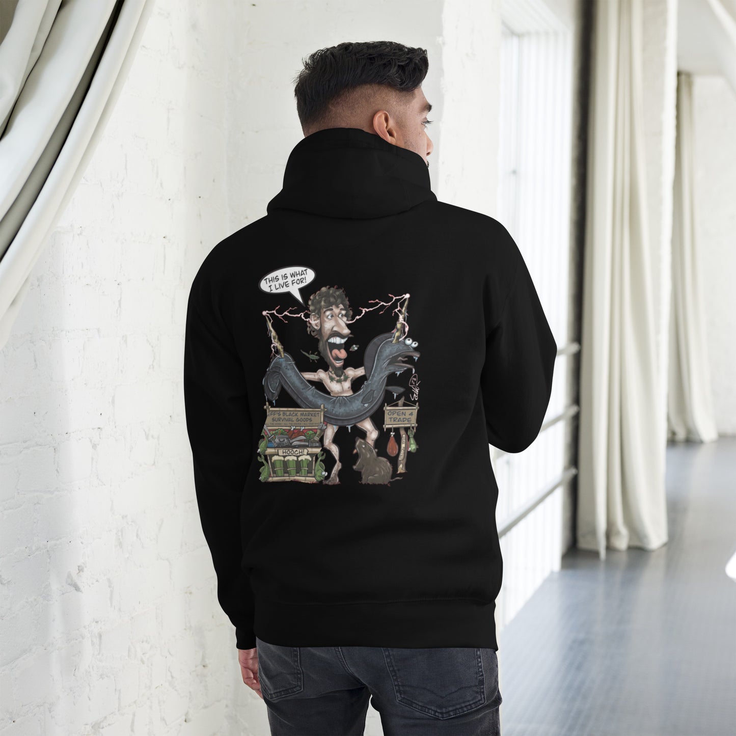 This is what I Live for Unisex Hoodie (toon 1 edition)