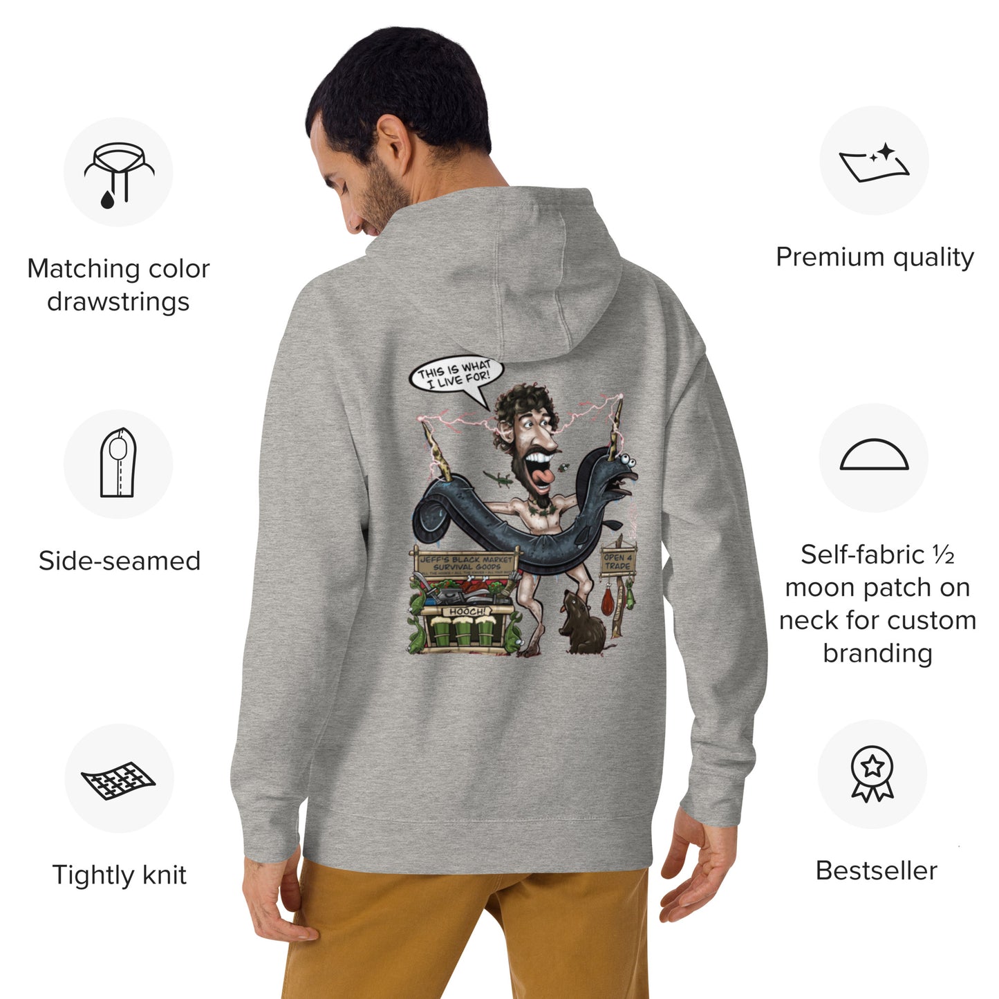 This is what I Live for Unisex Hoodie (toon 1 edition)