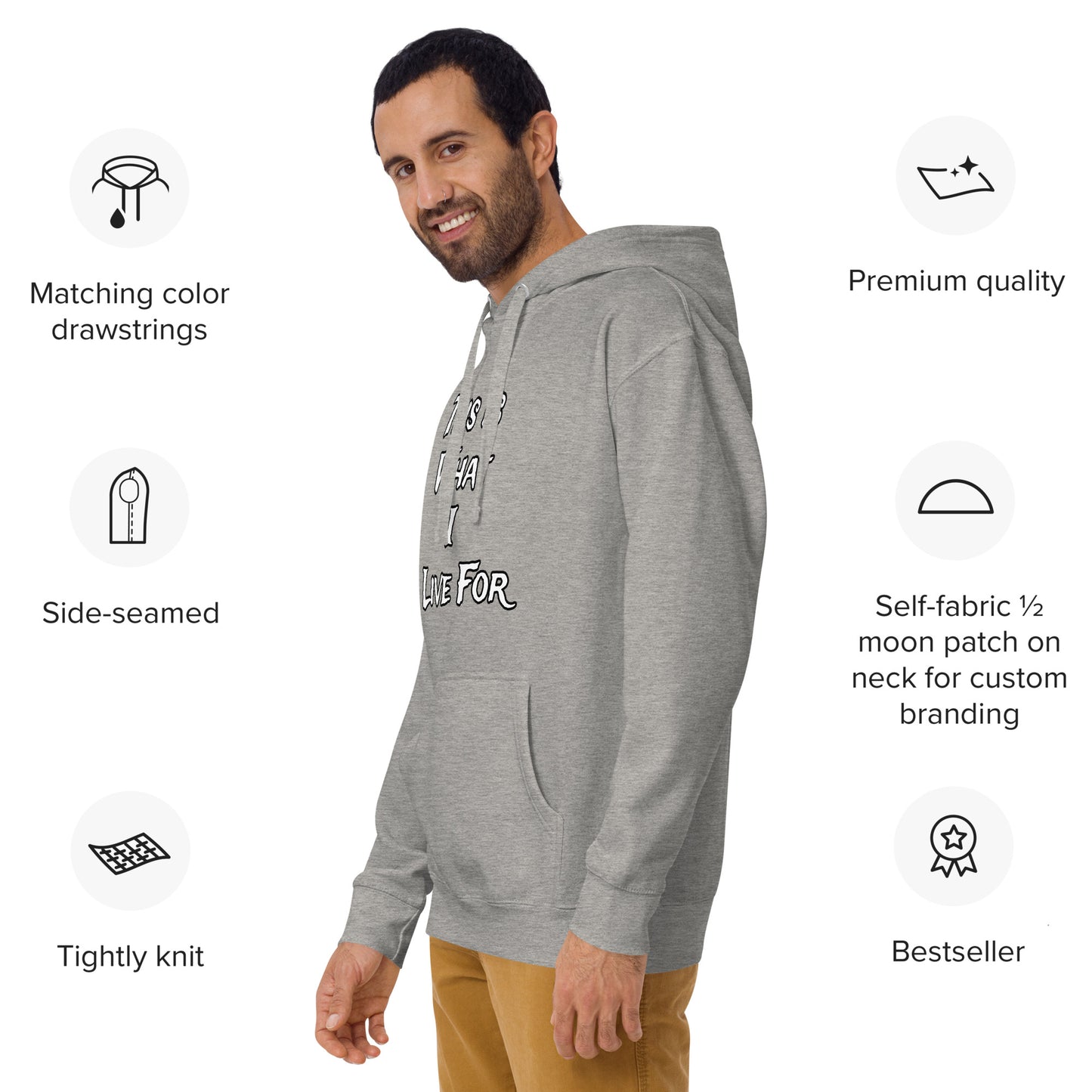 This is what I Live for Unisex Hoodie (toon 1 edition)