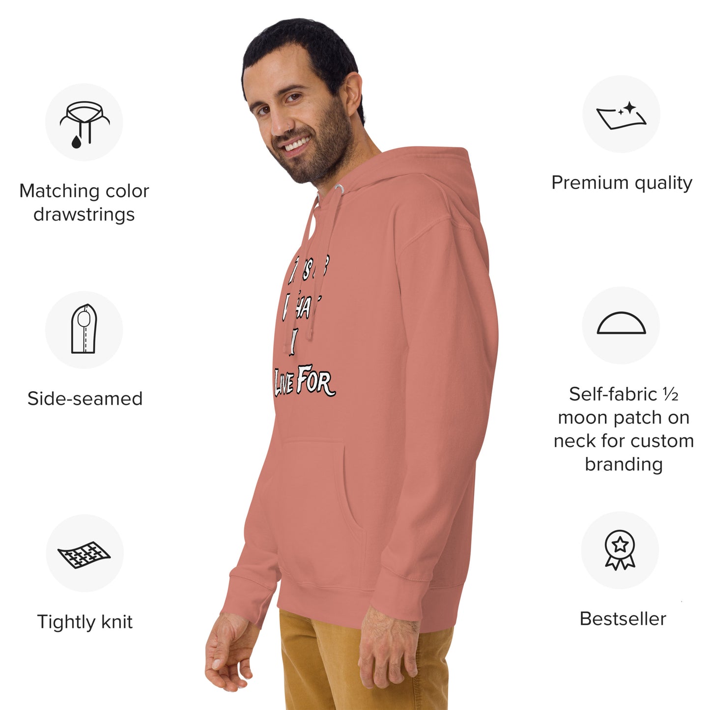 This is what I Live for Unisex Hoodie (toon 1 edition)