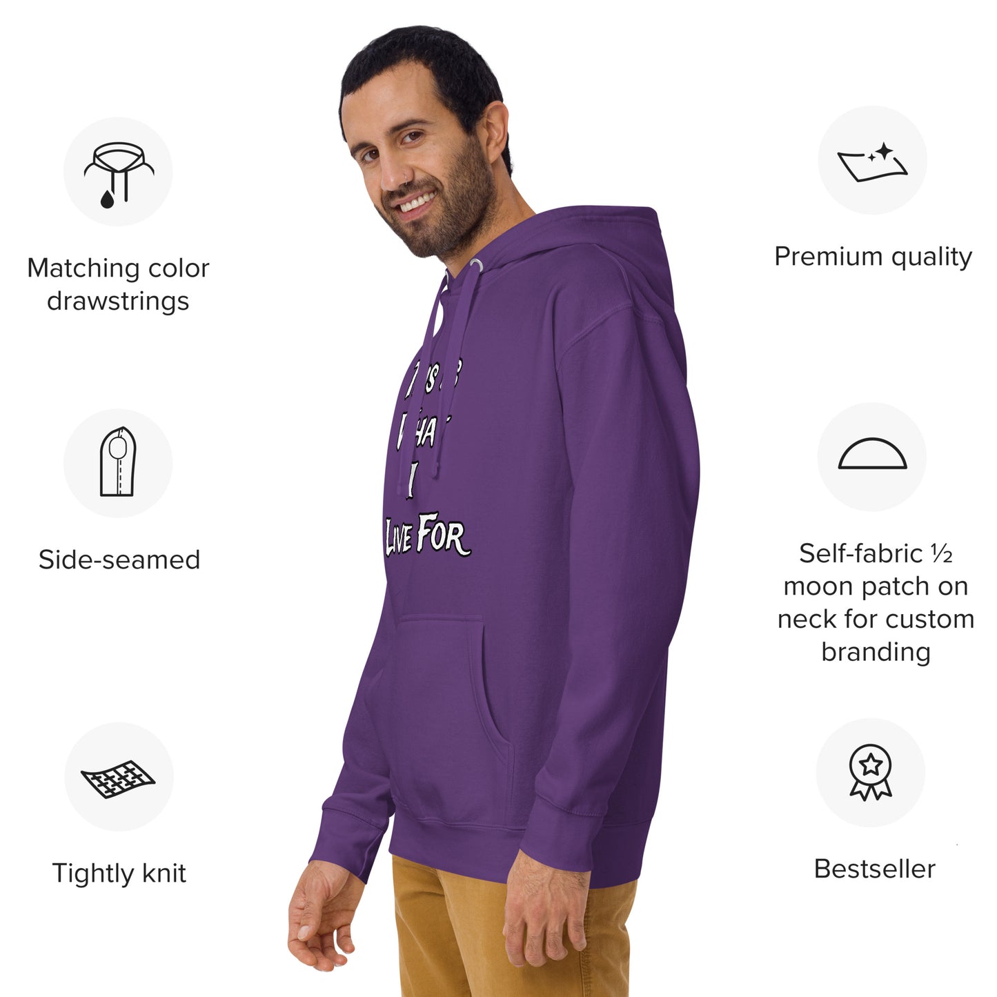 This is what I Live for Unisex Hoodie (toon 1 edition)