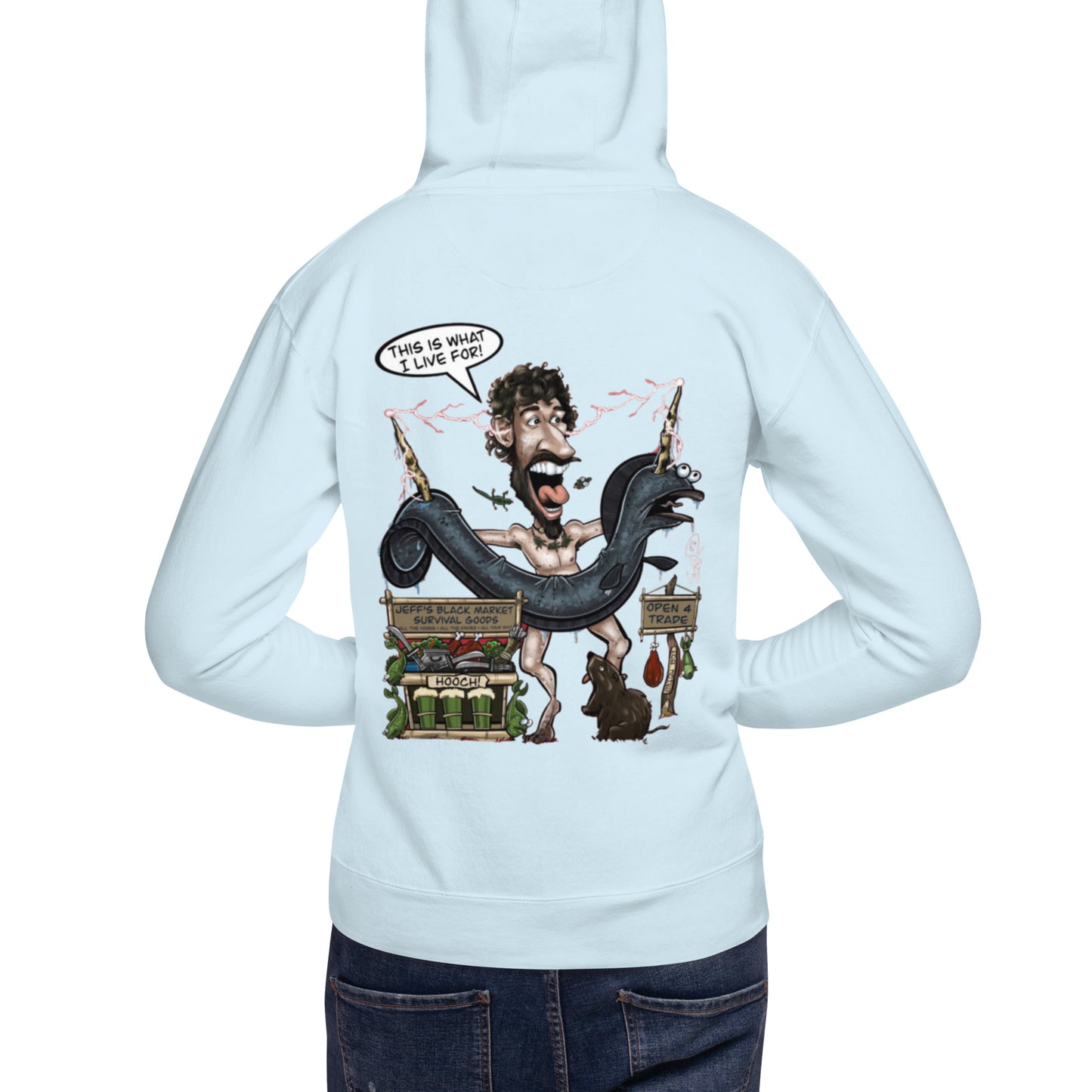 This is what I Live for Unisex Hoodie (toon 1 edition)