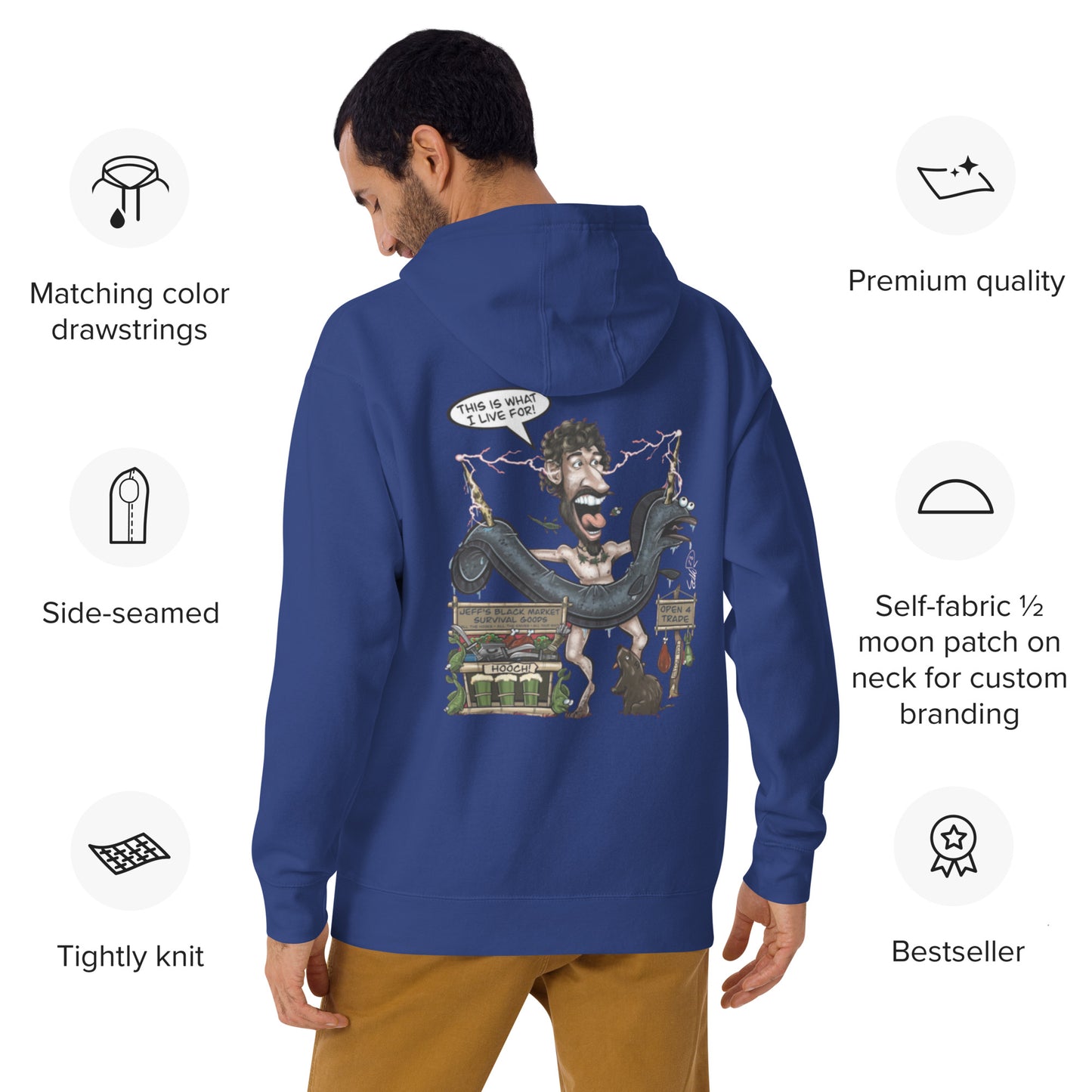 This is what I Live for Unisex Hoodie (toon 1 edition)