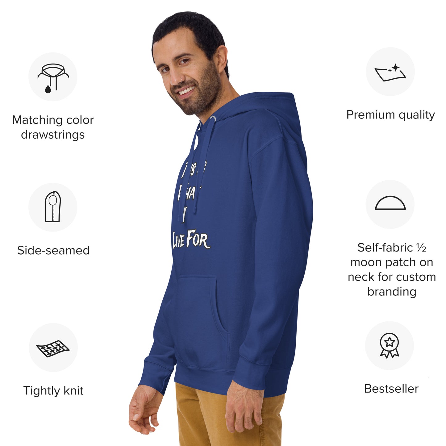 This is what I Live for Unisex Hoodie (toon 1 edition)
