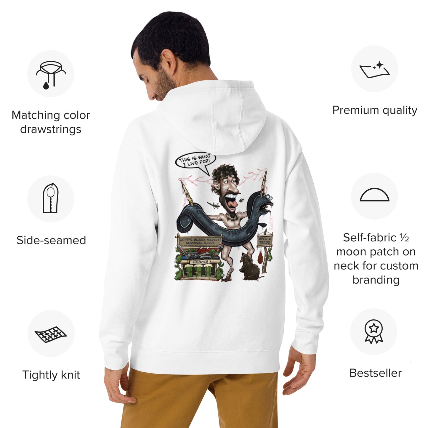 This is what I Live for Unisex Hoodie (toon 1 edition)