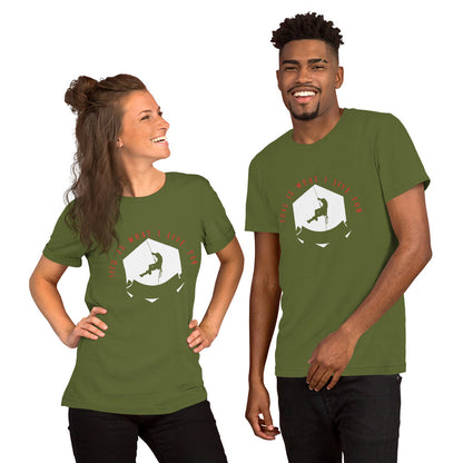This is what I live for Unisex t-shirt (Climber 1)