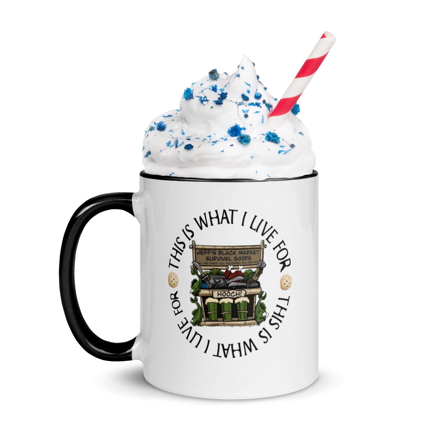 This is What I Live For Mug with Color Inside