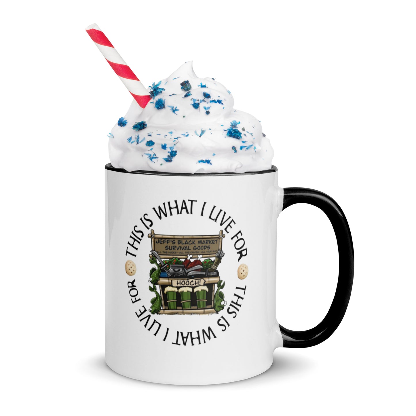 This is What I Live For Mug with Color Inside