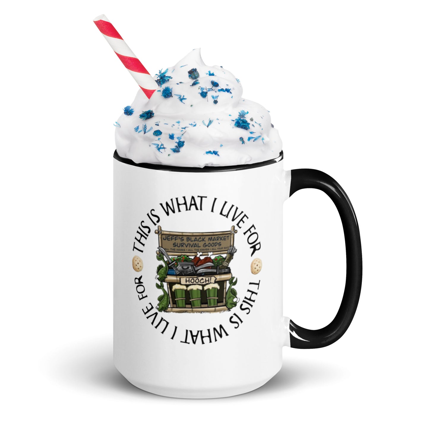 This is What I Live For Mug with Color Inside