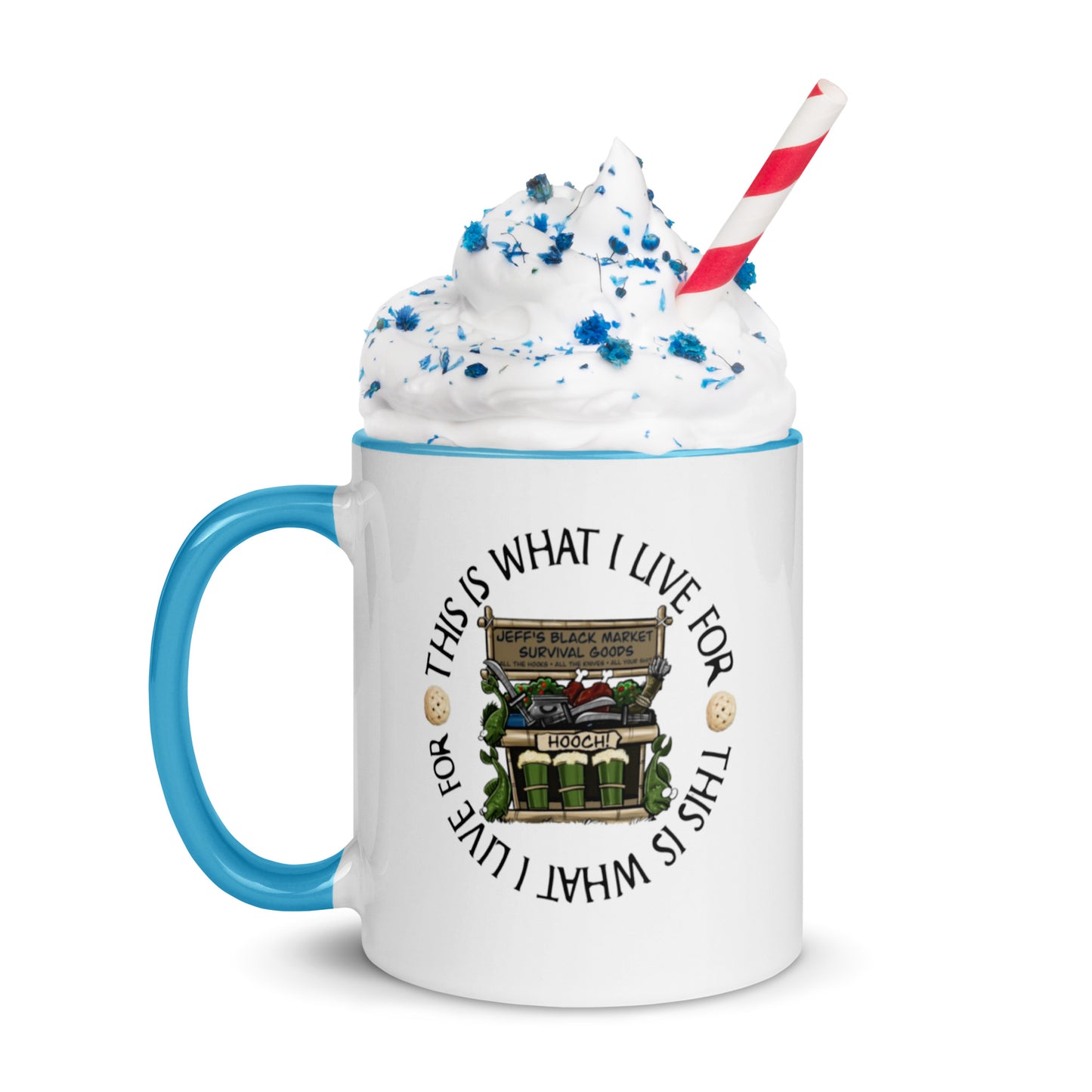 This is What I Live For Mug with Color Inside