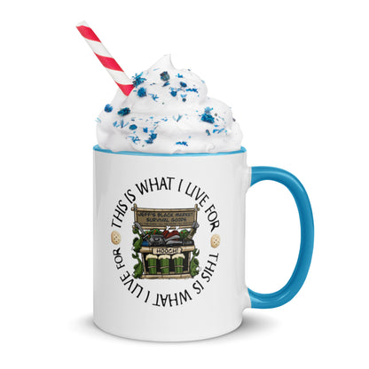This is What I Live For Mug with Color Inside