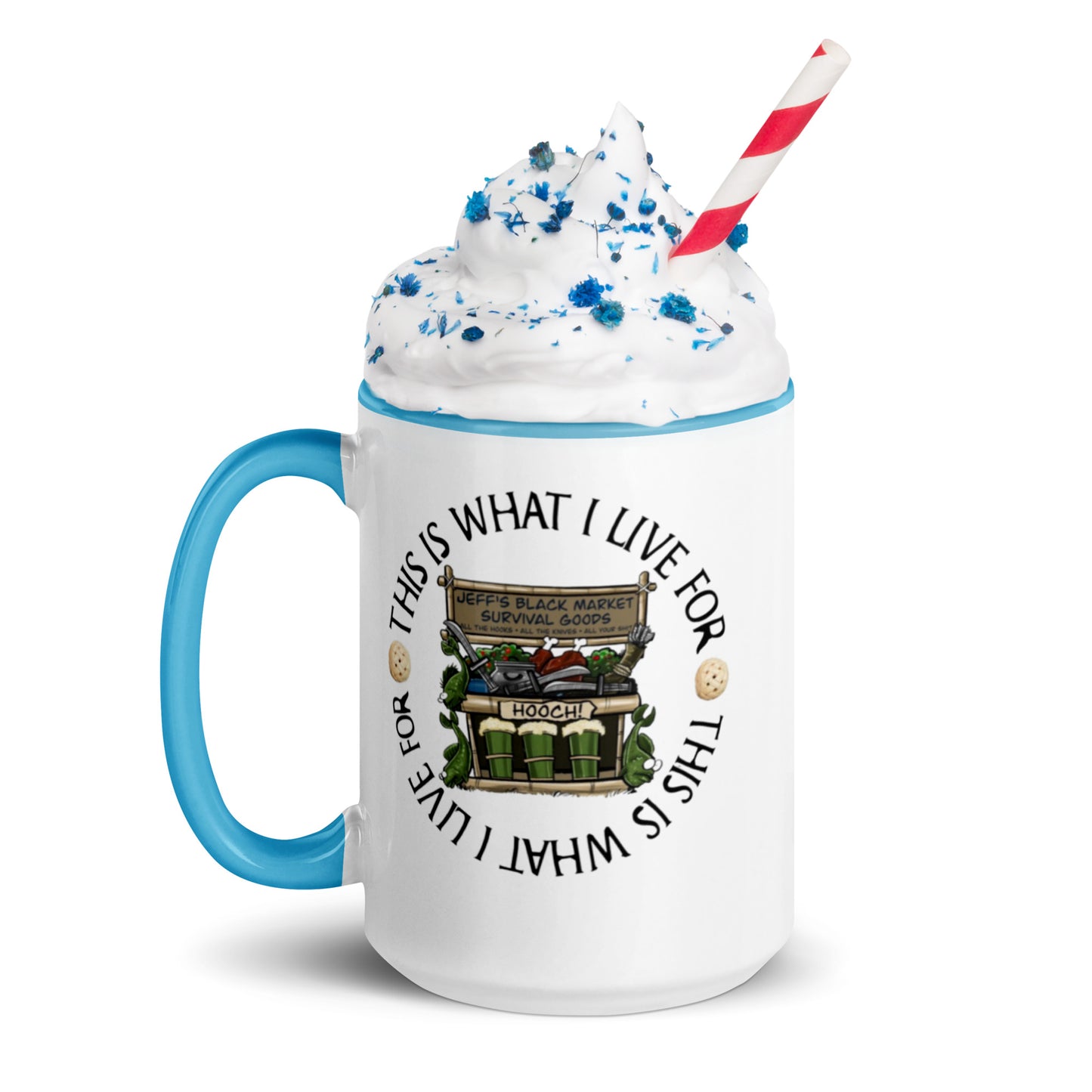 This is What I Live For Mug with Color Inside