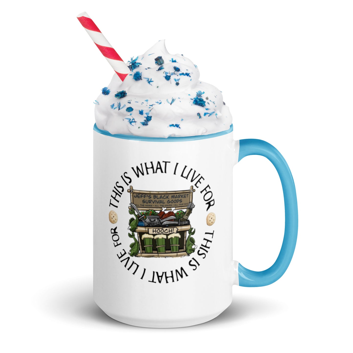 This is What I Live For Mug with Color Inside
