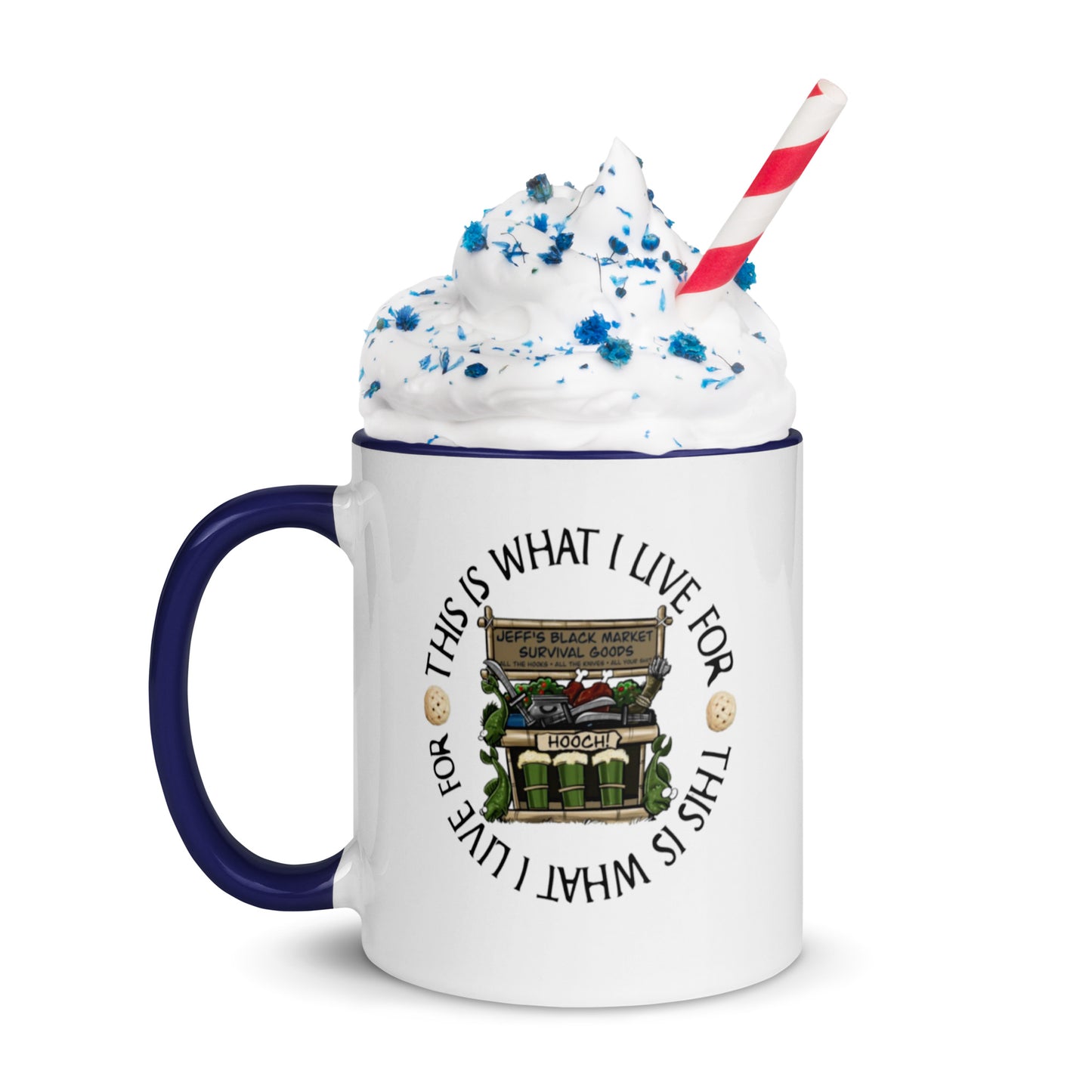 This is What I Live For Mug with Color Inside