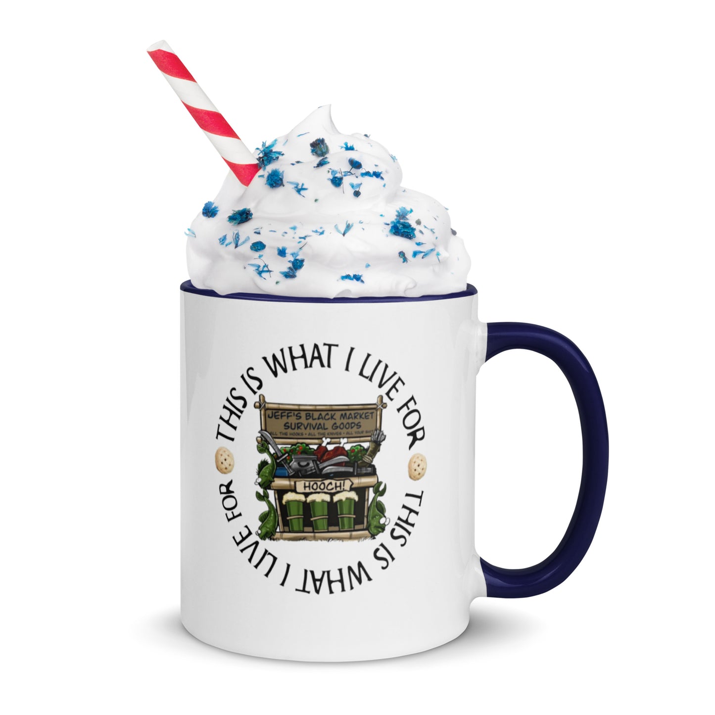 This is What I Live For Mug with Color Inside