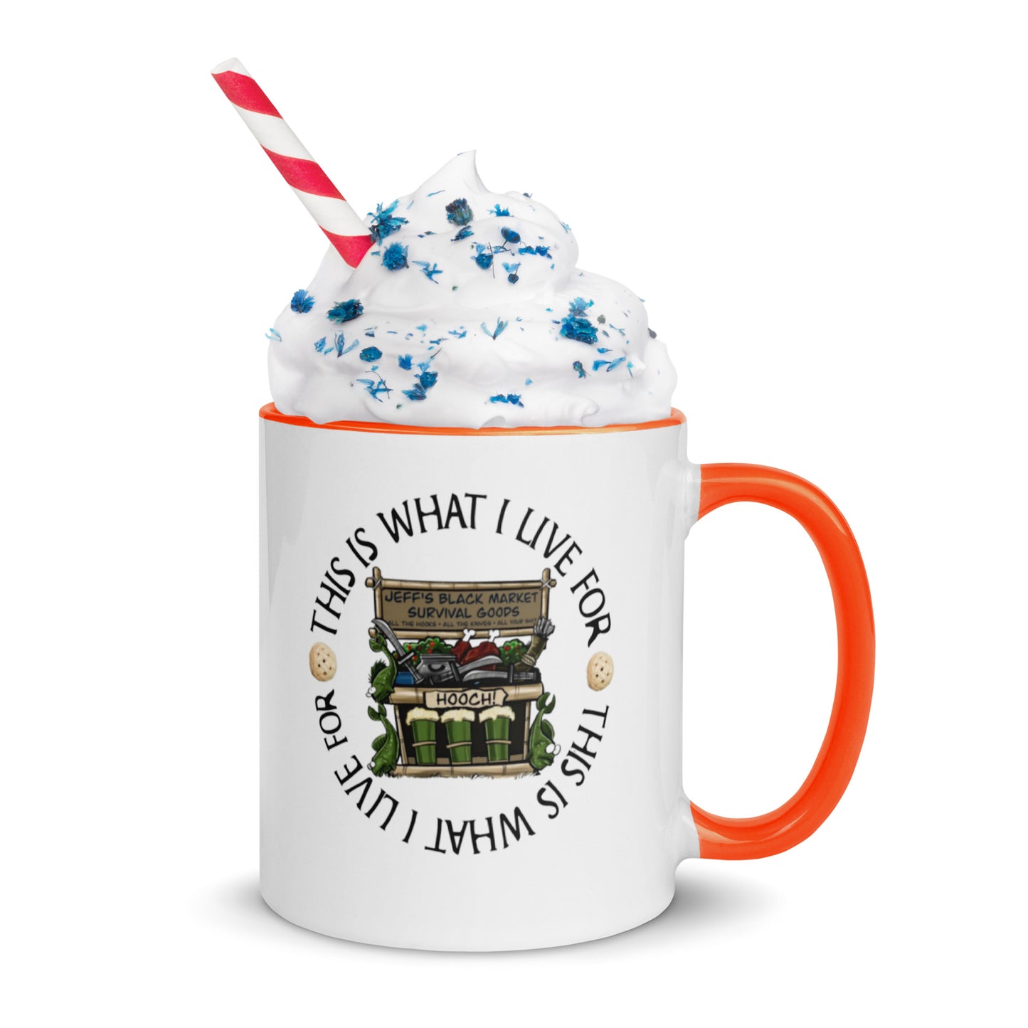 This is What I Live For Mug with Color Inside