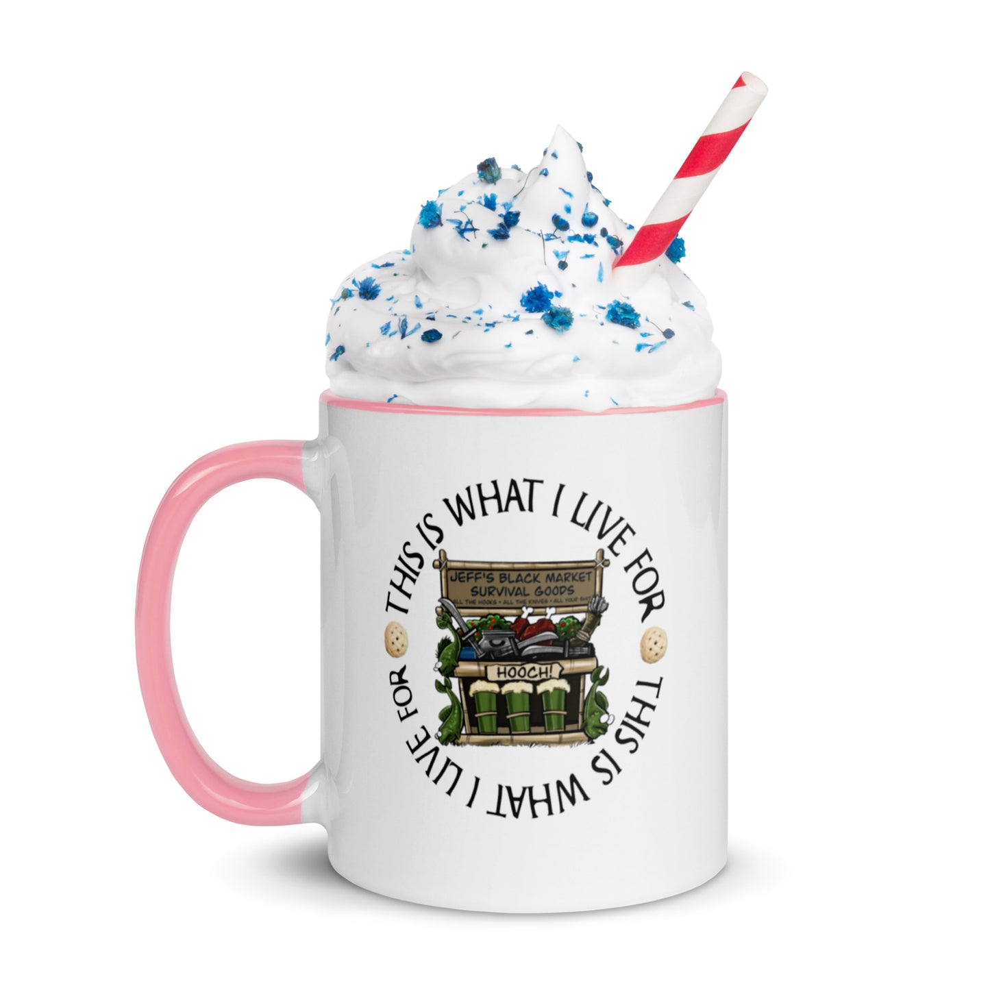 This is What I Live For Mug with Color Inside