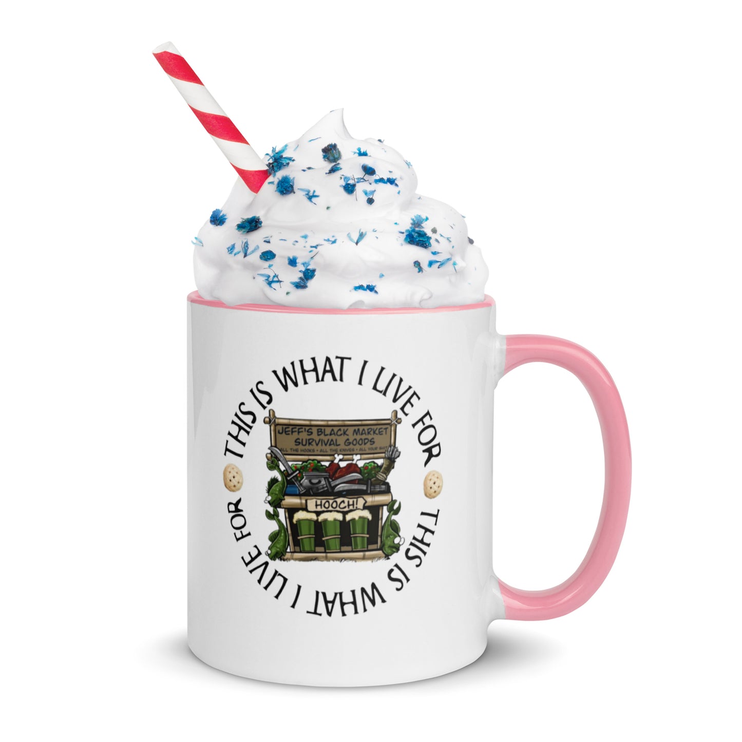 This is What I Live For Mug with Color Inside