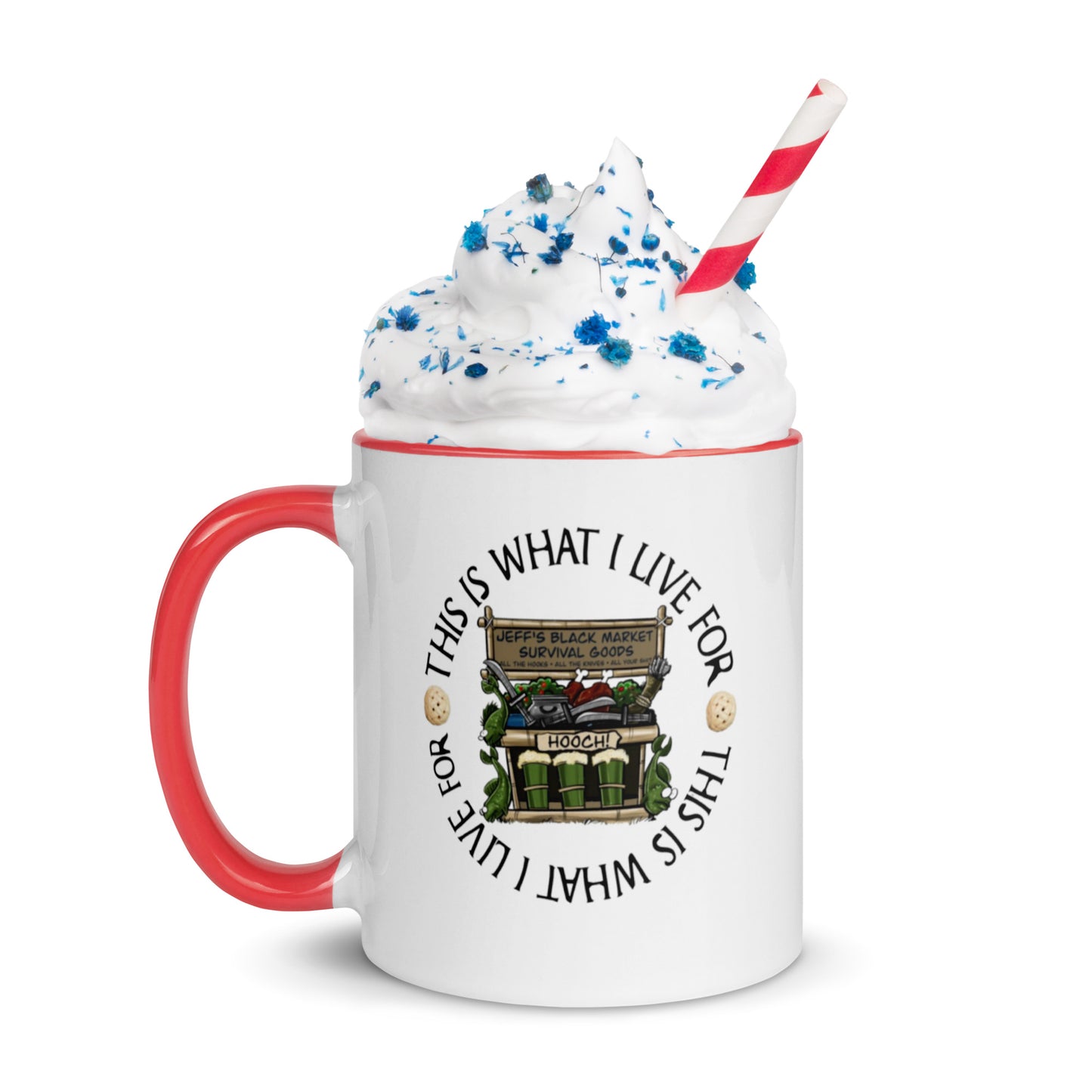 This is What I Live For Mug with Color Inside